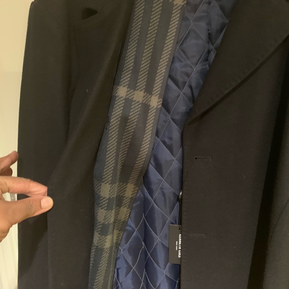 Kenneth Cole Earl Short Coat with Removable Scarf - Picture 4 of 5